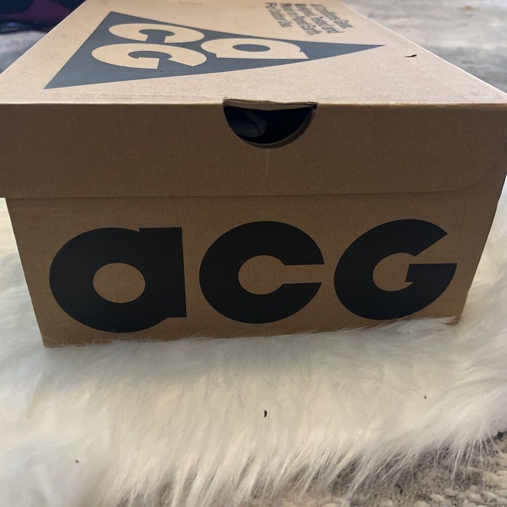 Nike Men's ACG Lowcate Trail Hiking Shoes Smoke Grey Purple Green Size 10.5 NEW - Picture 14 of 16